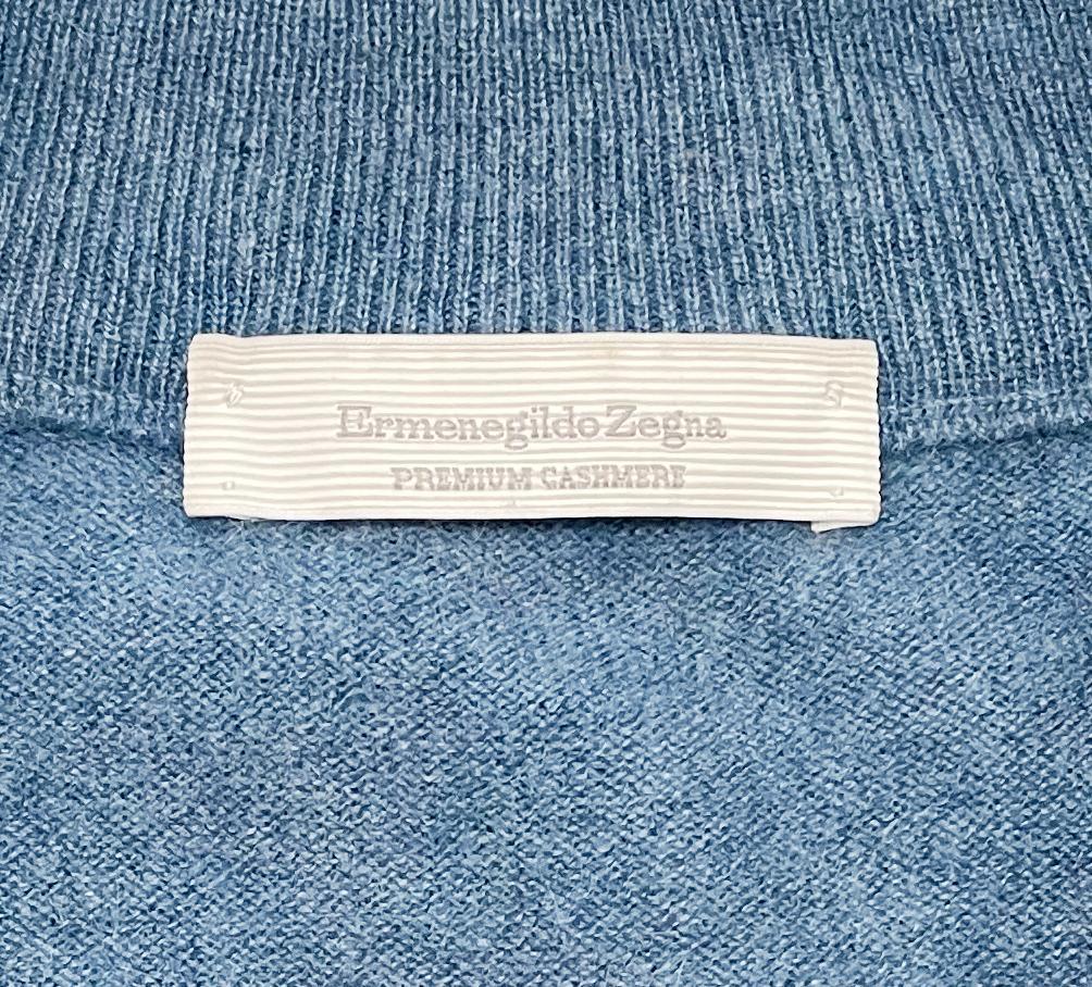 定価22万円 ゼニア【Zegna】ホワイトカシミヤ100%ドライバーズニットXL