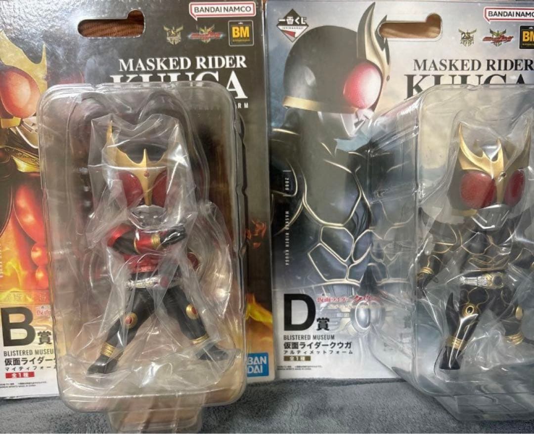 一番くじ 仮面ライダー クウガ B賞 D賞 フィギュア 2種セットBANDAI NAMCO Arts