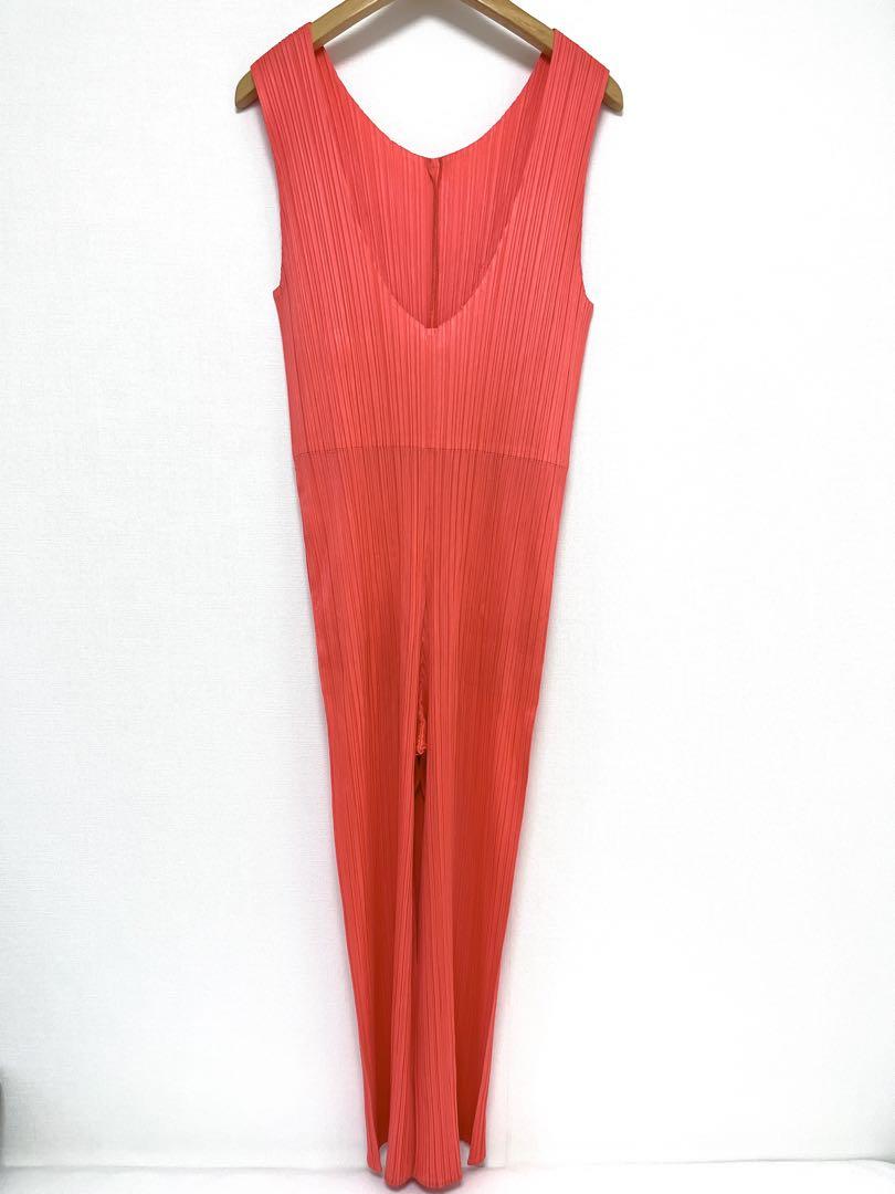 PLEATS PLEASE isseymiyake オレンジ ジャンプスーツ