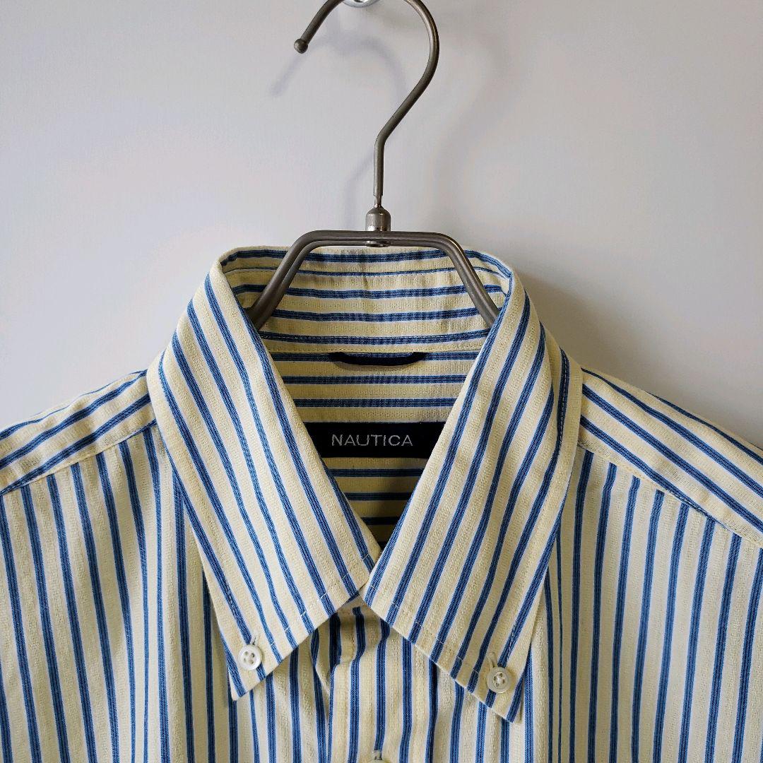 NAUTICA ノーティカ BDストライプ半袖シャツ