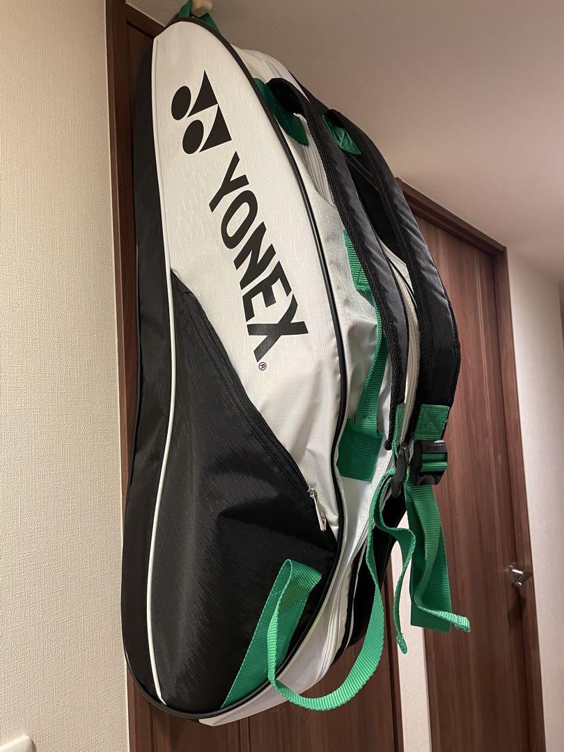YONEX バドミントンバッグ ブラック/ホワイト/グリーン