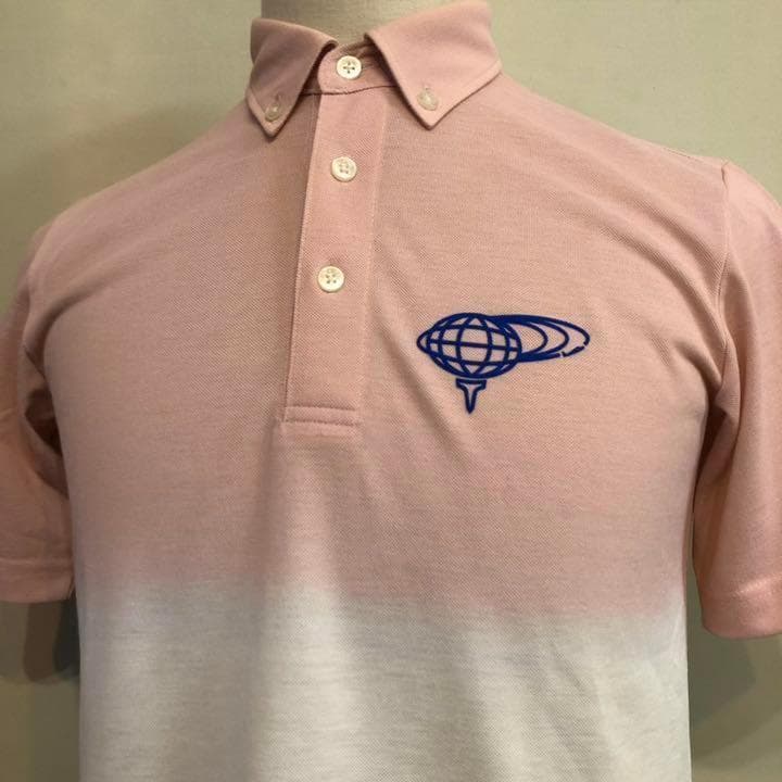 ビームスゴルフ オレンジレーベル ポロシャツ 日本製 グラデーション M