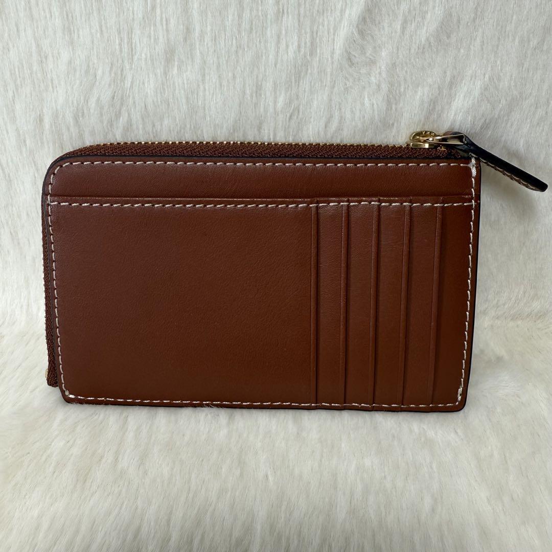 美品　agnes b.　アニエスベー　コインケース　カードケース付き　ブラウン