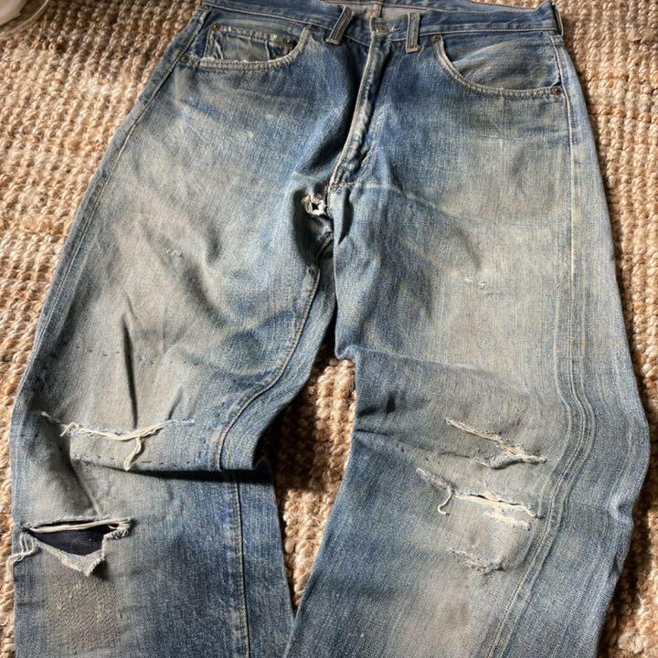 60's Levi's 502 BigE ボタン裏16 オリジナル USA 古着