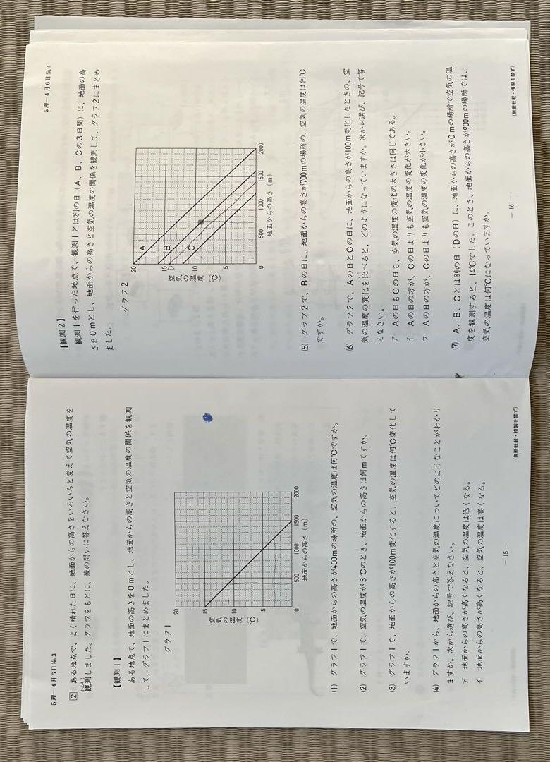 2024年❗️日能研5年(前期)全国公開模試(4月27日は未使用‼️)