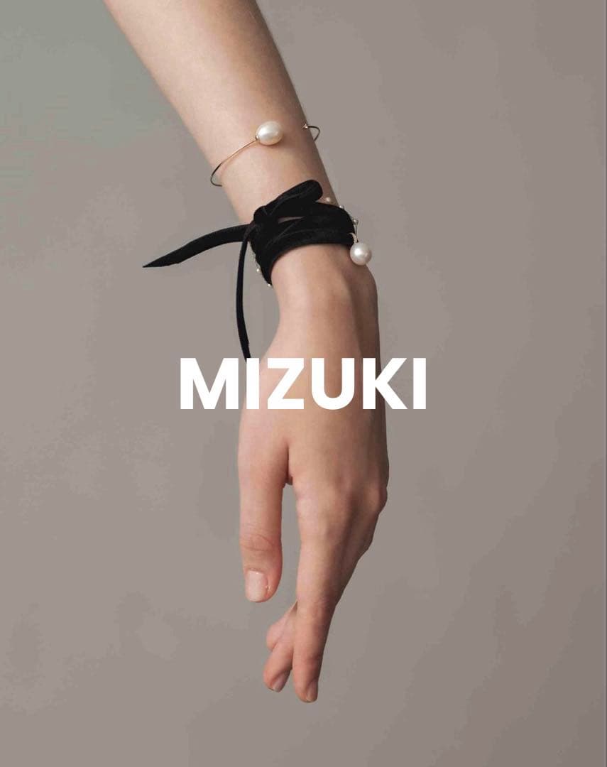 ★MIZUKI ★ パール ダイヤモンドカフ ブレスレット14K