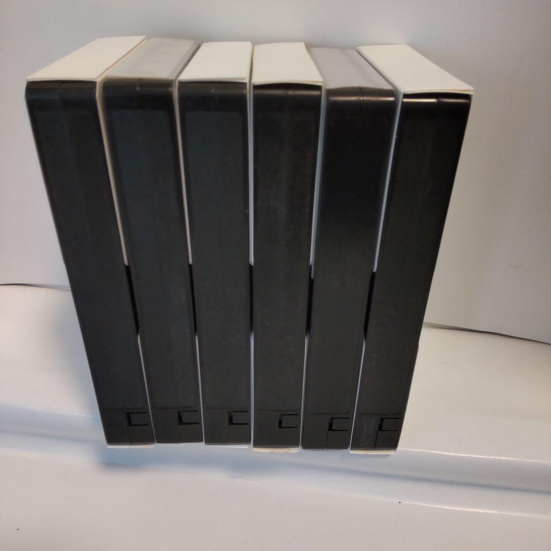 中古ビデオテープ62本、ケース付き、上書き用