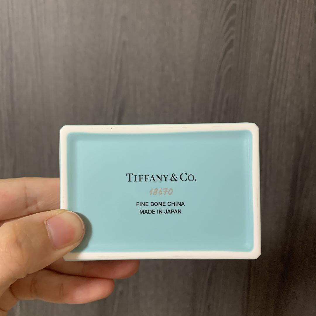 ティファニー（Tiffany）　ボーンチャイナ　小物入れ ティファニーボーンチャイナ小物入れ