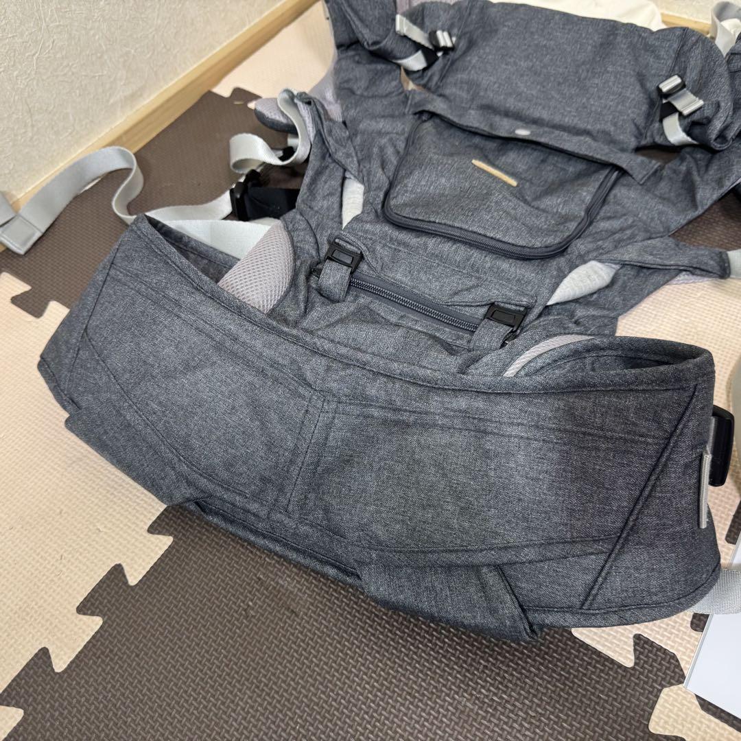 美品】 BABY&Me BELK-S firstセット デニムグレー 抱っこ紐