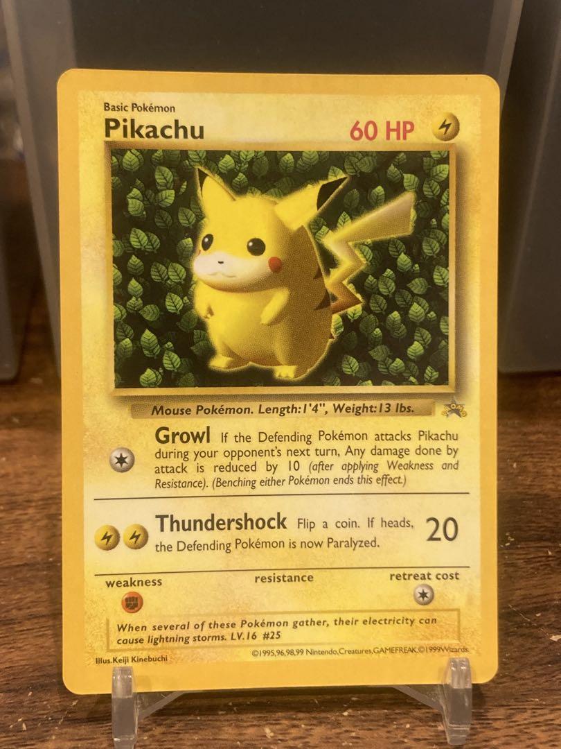 ポケモンカード ピカチュウ 英語版 旧裏面 海外版 pikachu プロモ　希少 ポケモン - ポケモンカード ピカチュウ 英語版 pikachu プロモ