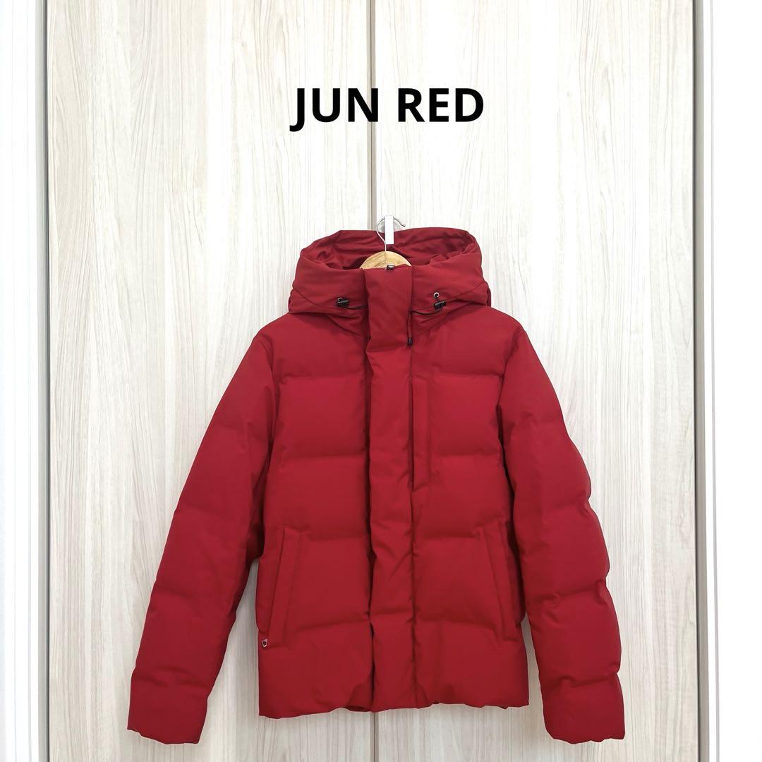 ジュンレッド JUN RED ダウンジャケット レッド Lサイズ メンズジャケット・アウター