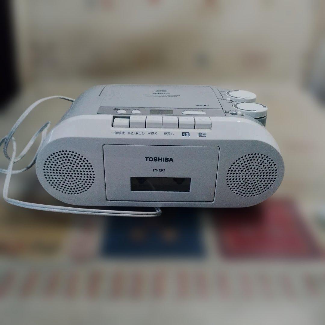 TOSHIBA CD ラジオカセットレコーダー TY-CK1 - メルカリ