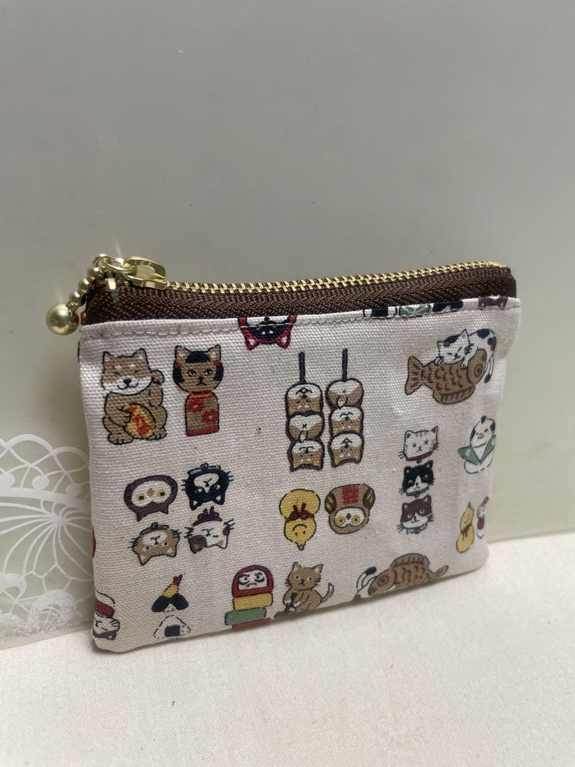 ハンドメイドミニポーチ❁¨̮寿司猫、招き猫、鍵、薬、印鑑、小物入れ、小銭入れ ハンドメイドミニポーチ❁¨̮猫、肉球、眼鏡、鍵、薬、印鑑、小物