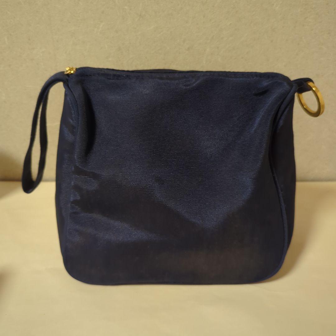 Dior ジッパーポーチ ネイビー