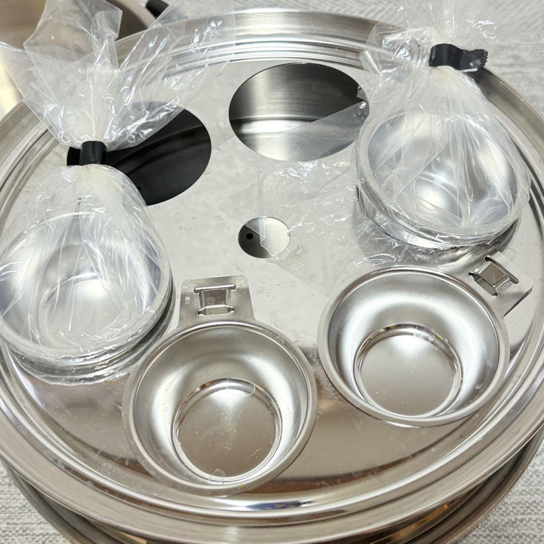 Amway Queen 両手鍋セット 蒸し器　18/8ステンレス