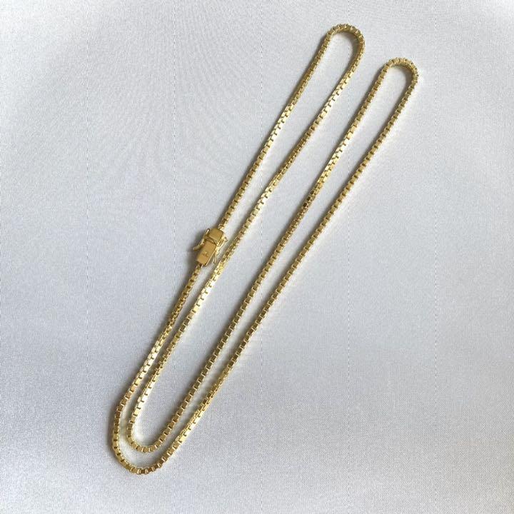 Tom Wood◆ゴールドのスクエア ゴールド メッキ チェーン Box Chain Gold - Tom Wood Project Official Online Store