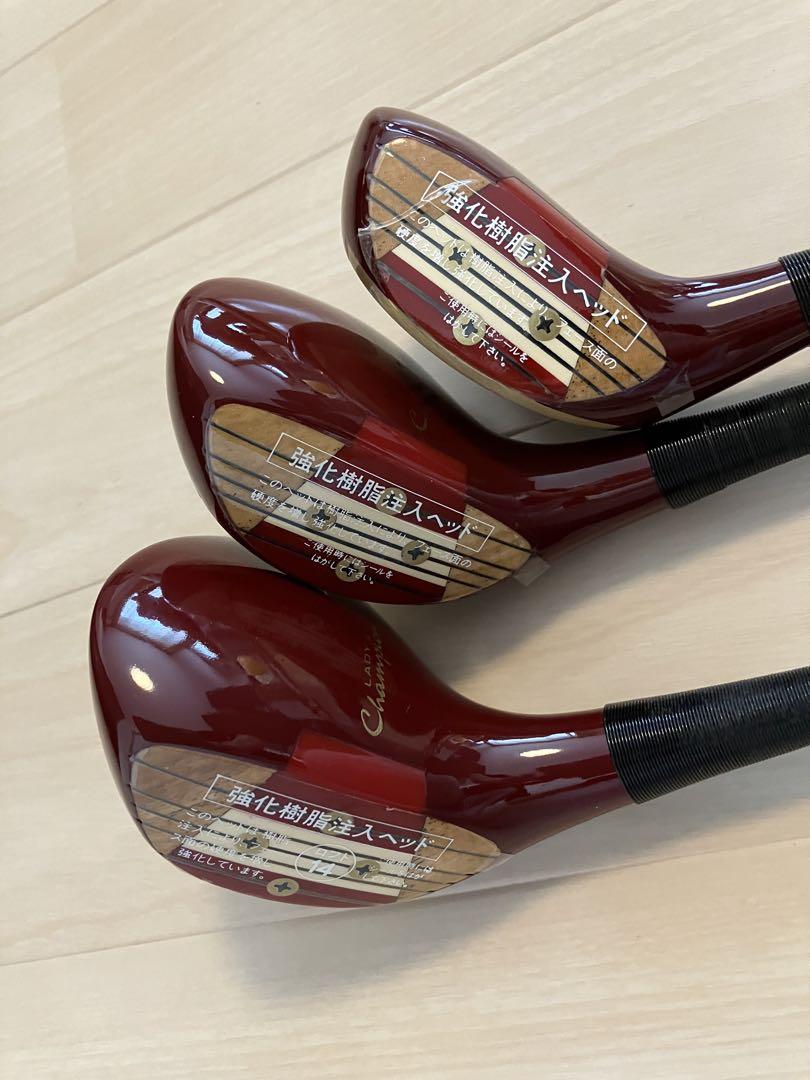 ゴルフクラブ　ミズノ　パーシモン　1W、3W、5W 値下げ】新品シール付きゴルフクラブミズノ パーシモン メンズ