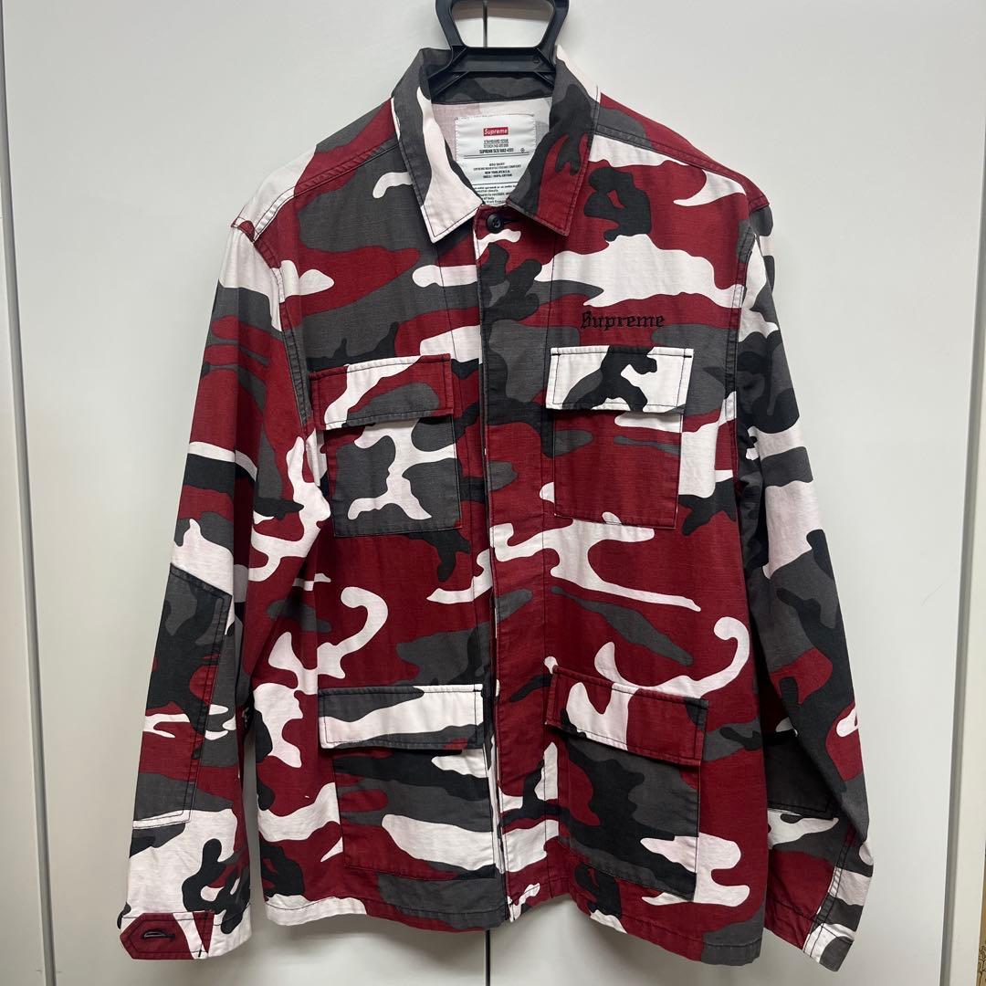 Supreme BDU Shirt Red Camo ジャケットM 迷彩J60
