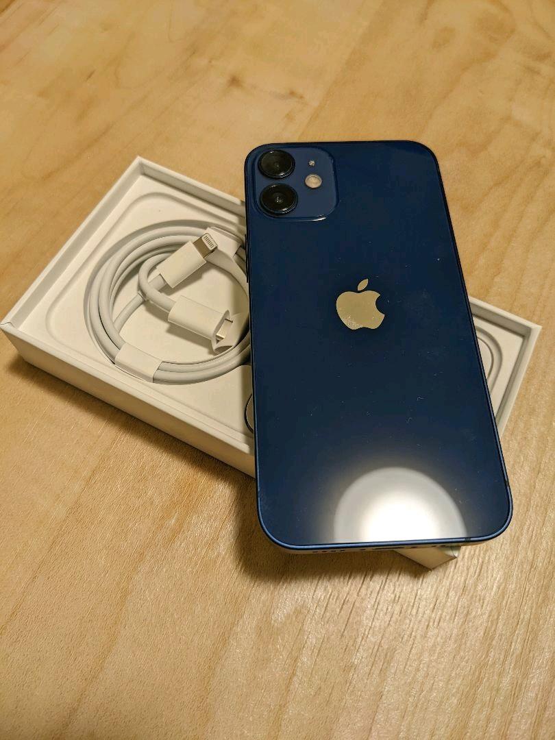 Apple iPhone 12 mini - 64GB - Blue (Factory Unlocked) - Good