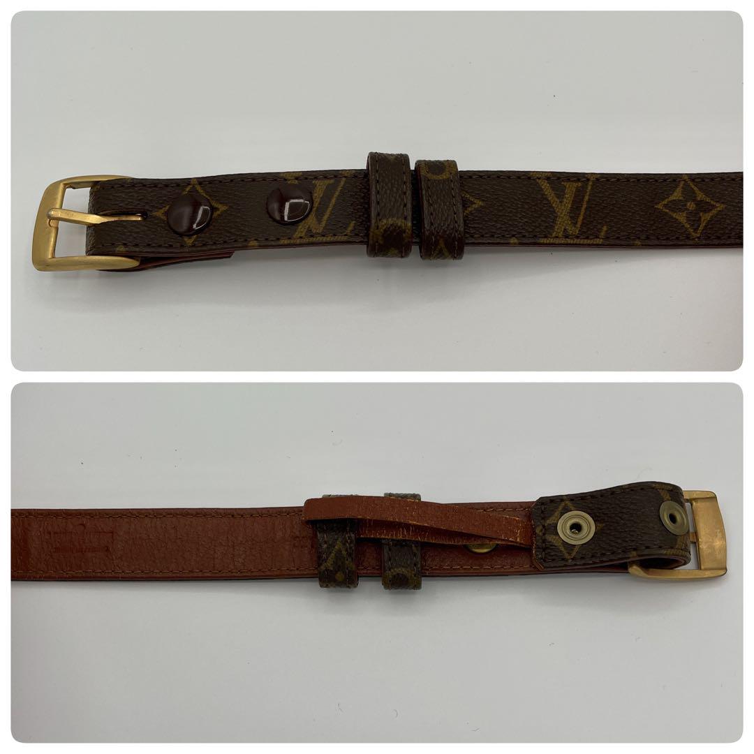 LOUIS VUITTON ルイヴィトン ベルト レザー モノグラム - メルカリ