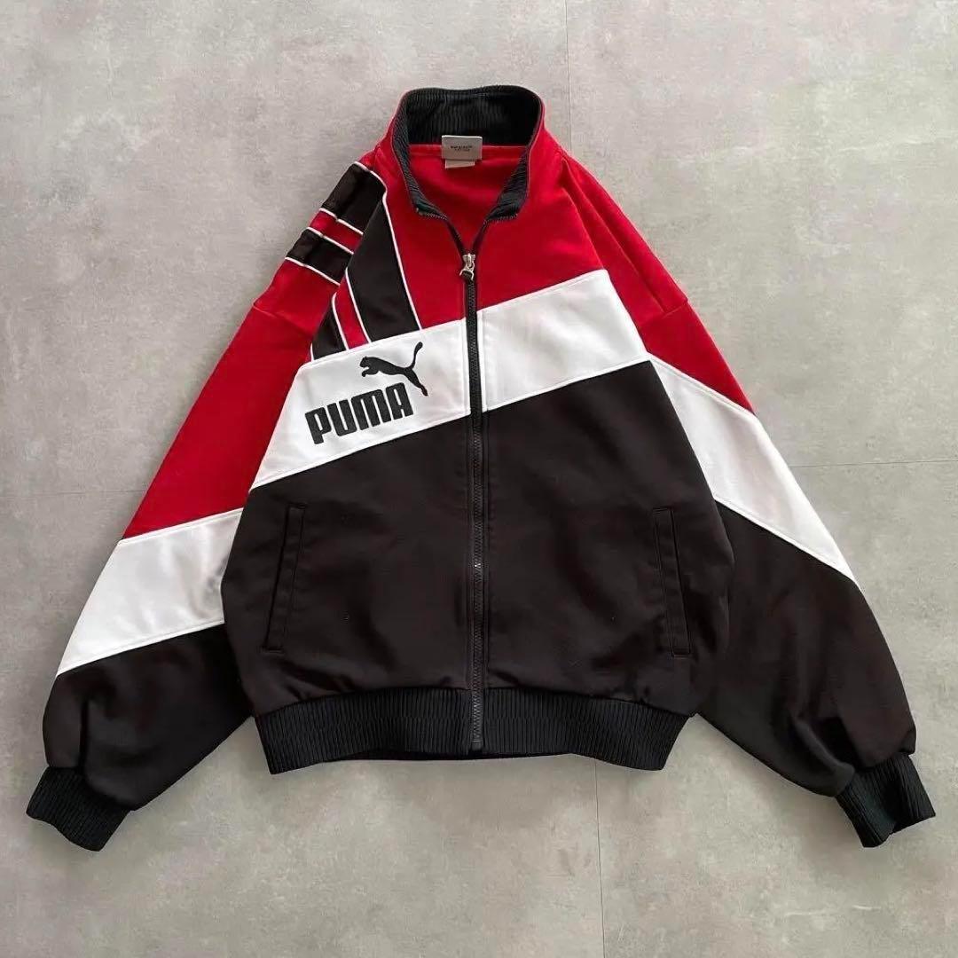 90s PUMA プーマ ヒットユニオン製 トラックジャケット ジャージ 90s PUMA プーマ ヒットユニオン製 トラックジャケット ジャージ