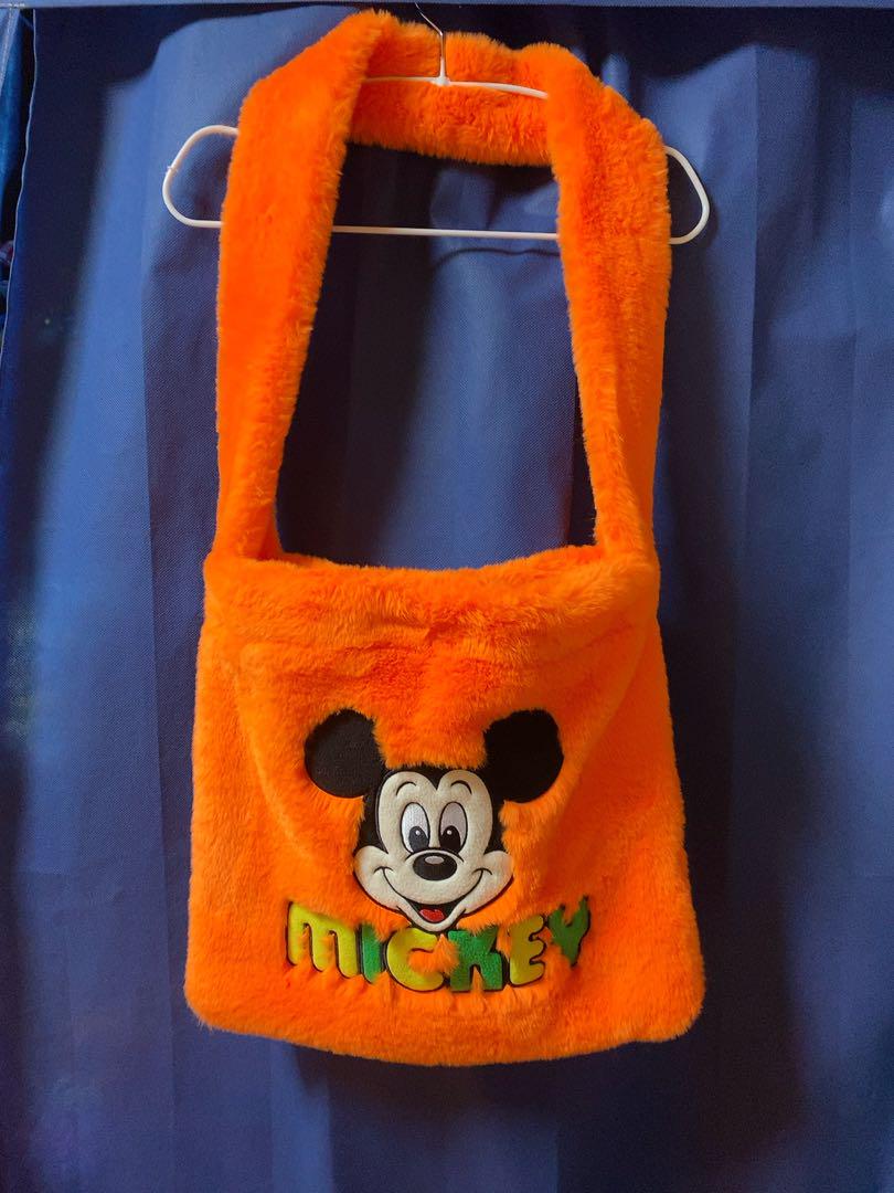 FLUFFY CROSSBODY バッグ オレンジ マウジー ミッキー