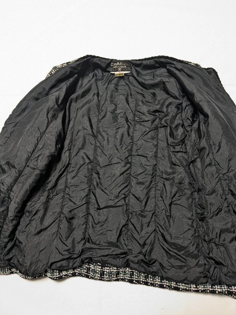 vintage CHANEL tweed jacket シャネル 日本語タグ