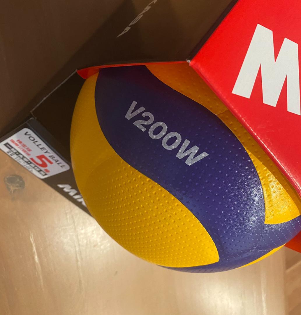 ミカサ MIKASA バレーボール 5号 V200W イエロー/ブルー