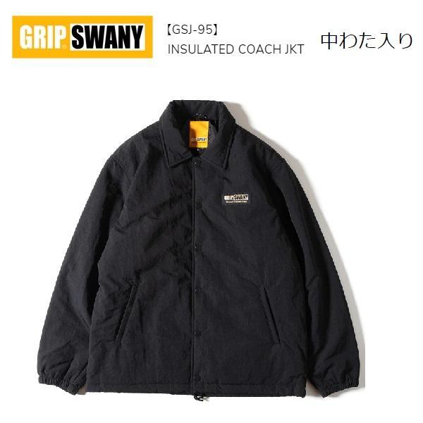 グリップスワニー インシュレーテッドコーチジャケット ブラック