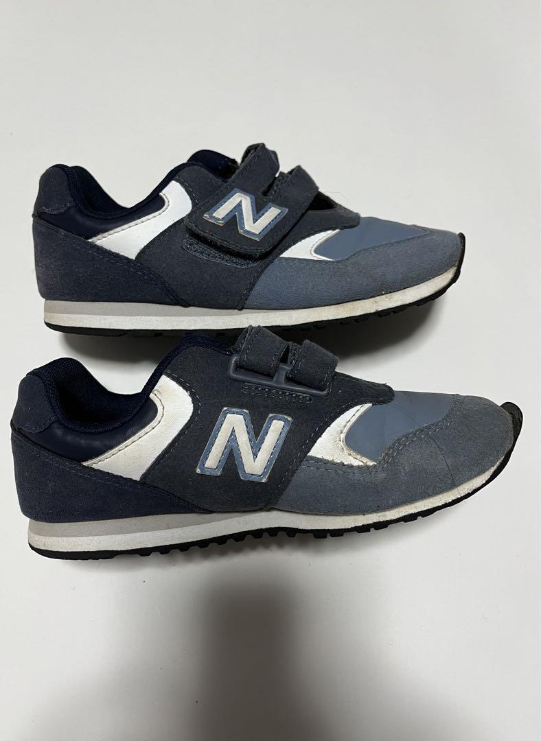 New Balance 393 キッズスニーカー グレー/ネイビー　20cm
