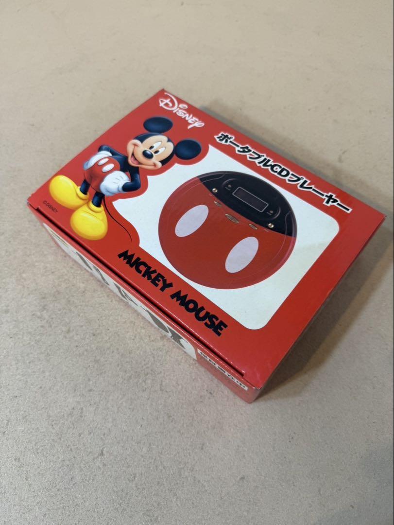 【新品未使用】ディズニー✨ミッキーマウス　ポータブルCDプレイヤー【非売品】 ディズニーミッキーマウス ポータブルCDプレーヤー サンリオ 超