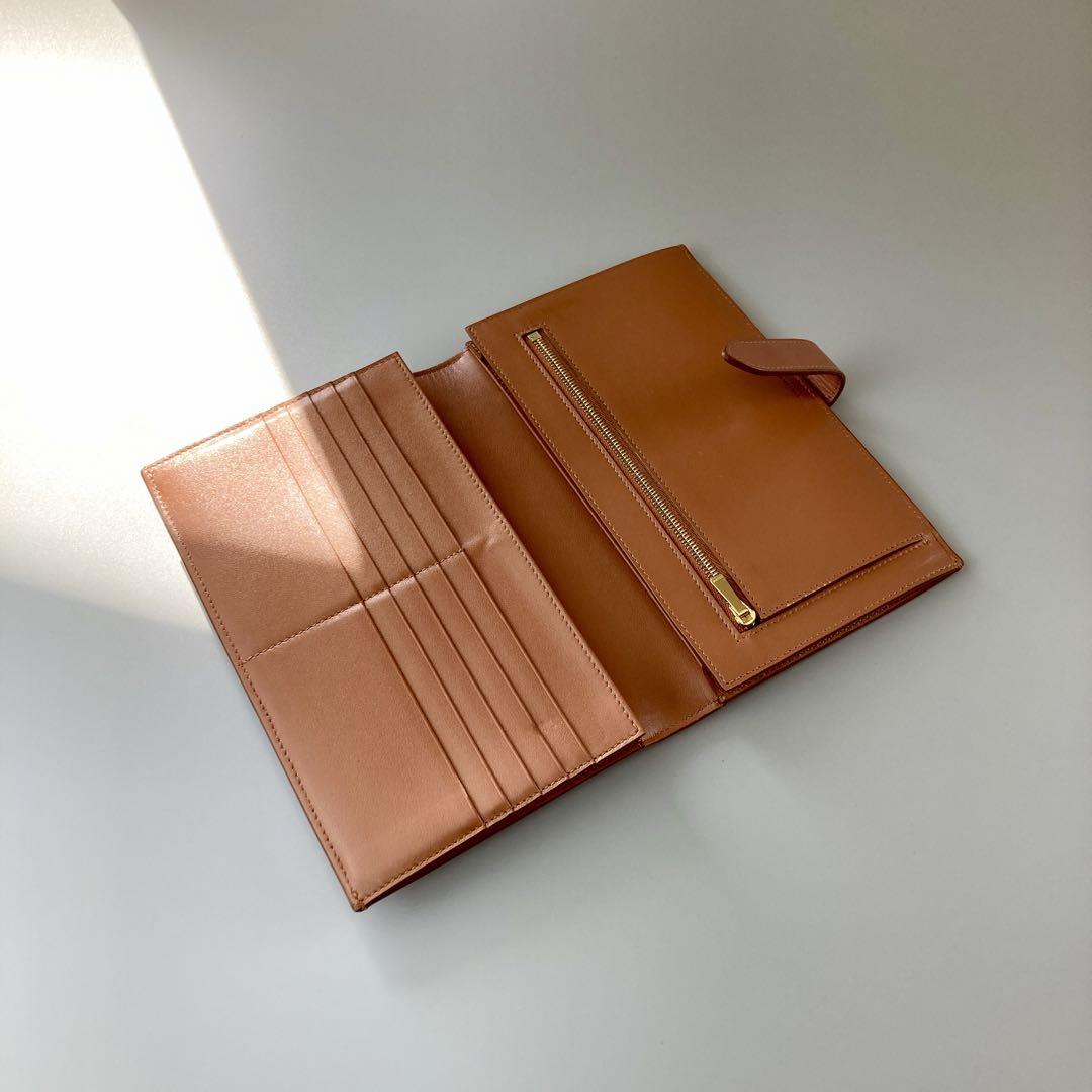 美品 CELINE セリーヌ 長財布 オーガナイザー トラベルウォレット 新ロゴ