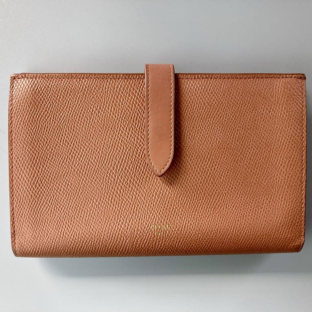 美品 CELINE セリーヌ 長財布 オーガナイザー トラベルウォレット 新ロゴ