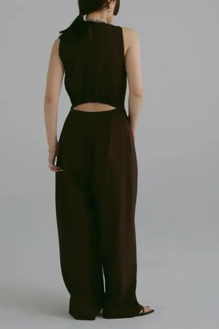louren back open jumpsuit