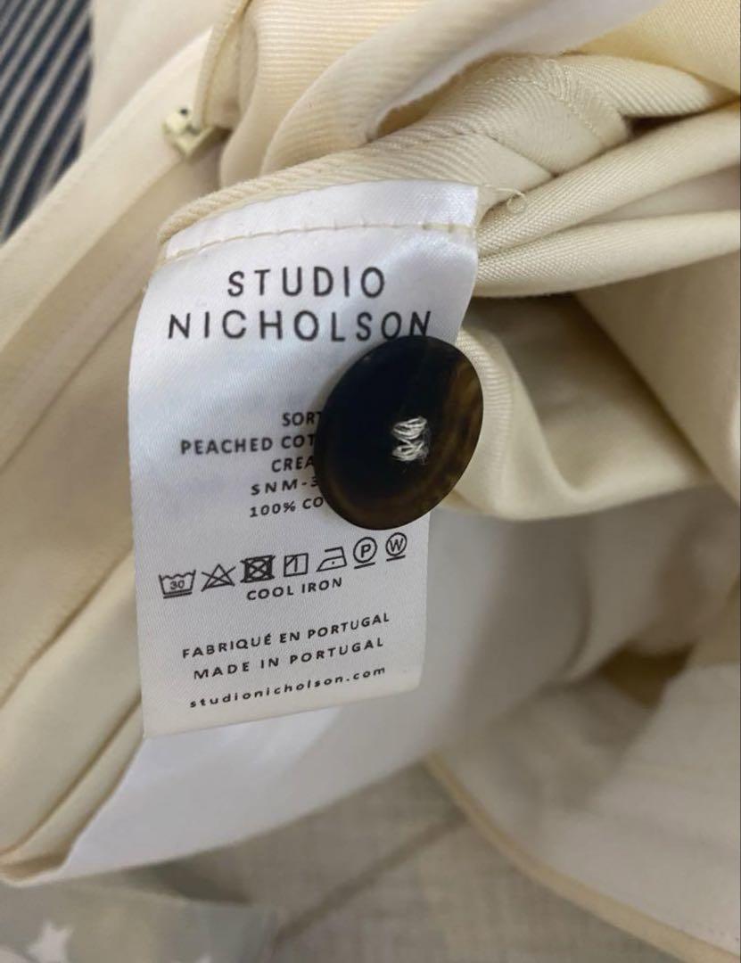 STUDIO NICHOLSON SORTE サイズM cream