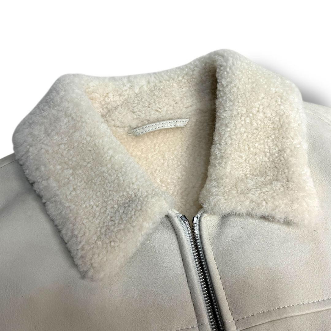 ベビーラムムートンスエードブルゾン 50XL(LL)