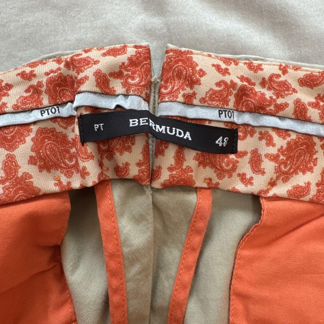 PT01 BERMUDA ベージュ ショートパンツ