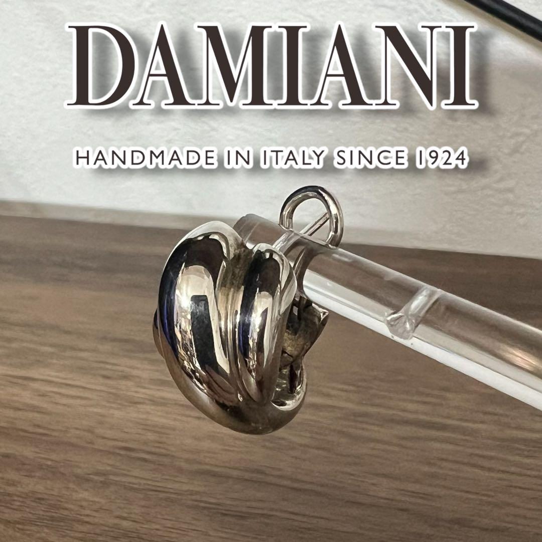 ス*バ様 DAMIANI ゴミトロ　ダイヤモンド　シルバー ハート型ピアス 片耳