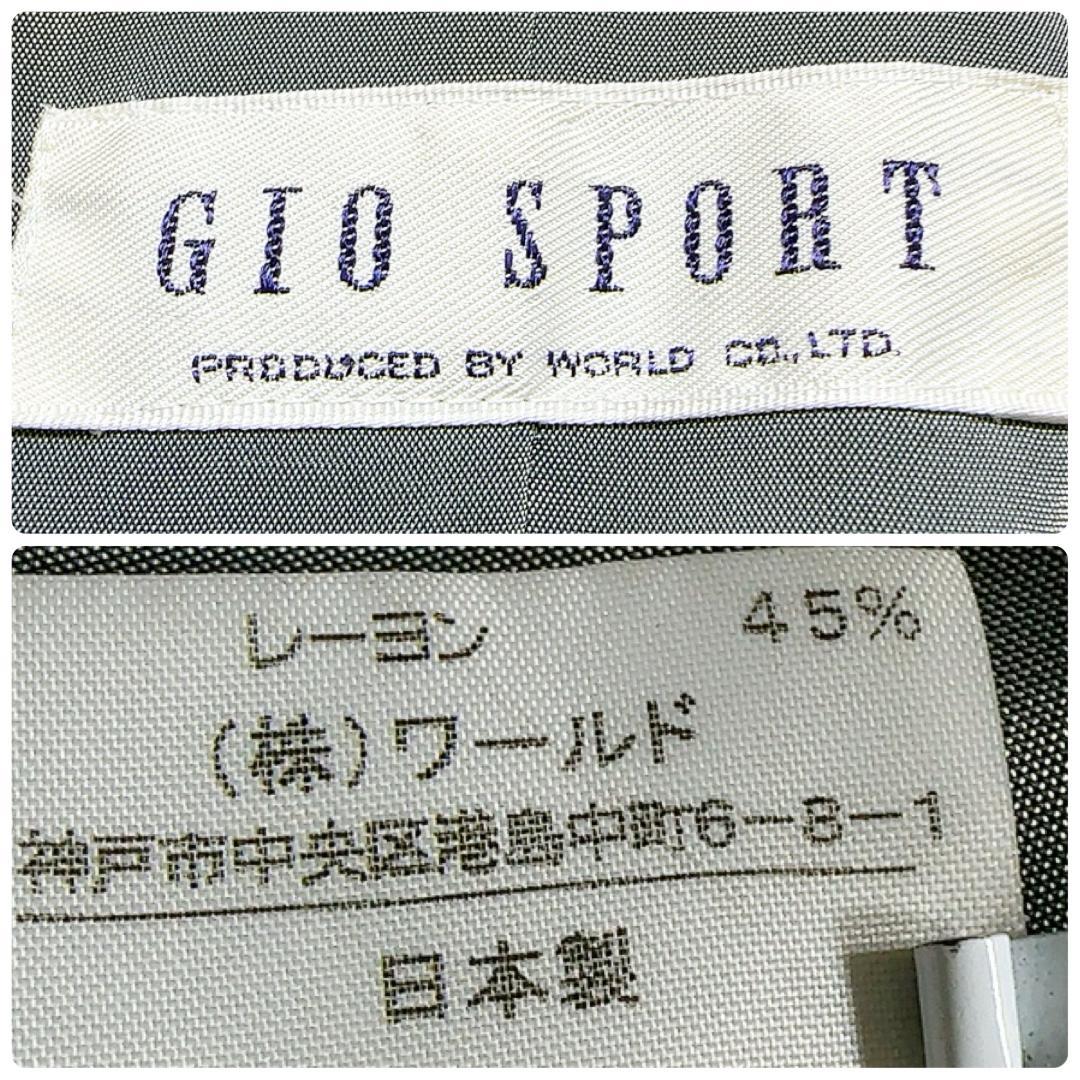 GIO SPORT セットアップ ダークグレー ビジネススーツ パンツスーツ上下
