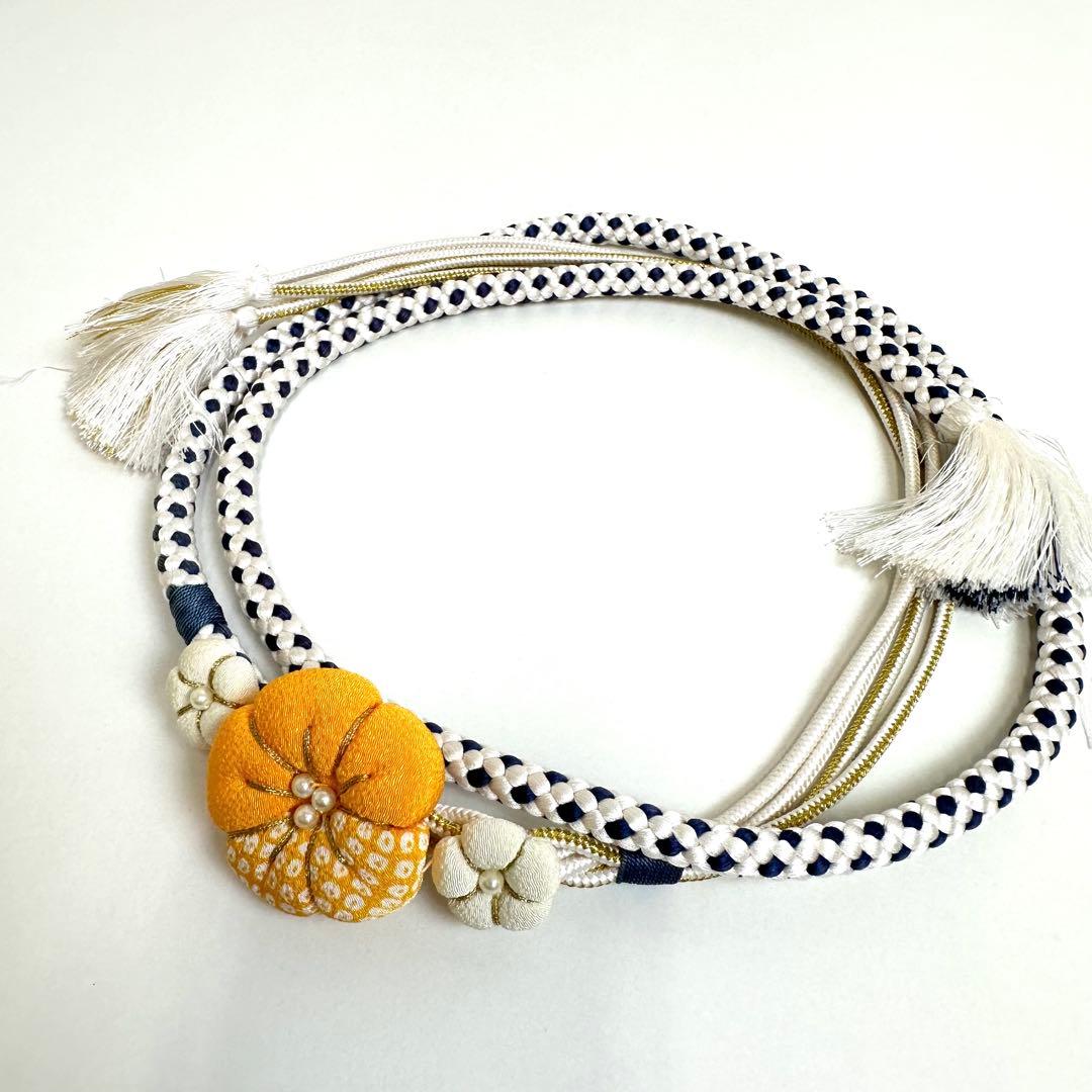 【着物と帯 時流】O24187s◇振袖用 帯揚げ・帯締め・刺繍半衿・伊達衿 4点