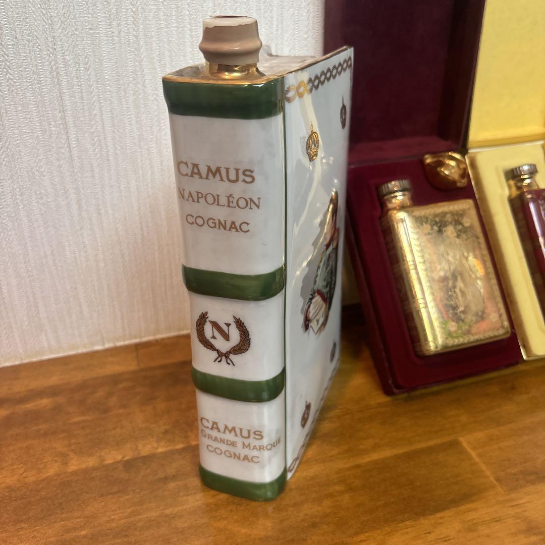 CAMUS ナポレオン コニャック 3本セット バイセル公式】3本 カミュ CAMUS ポーセリンエッグ ハーフボトル