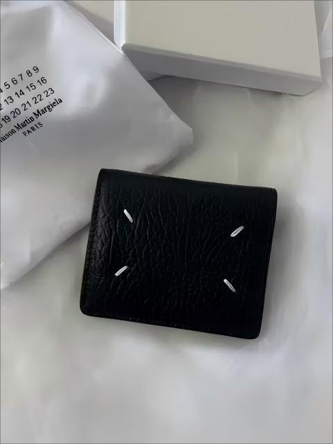 メゾンマルジェラ Maison Margiela 二つ折り財布ブラック 19AW
