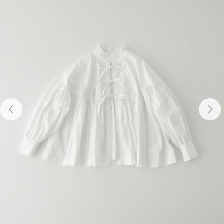 アイテムで ネストローブ 人気 フリルカラーギャザーブラウス 新品 完売 hQcOD-m51485445879 めください