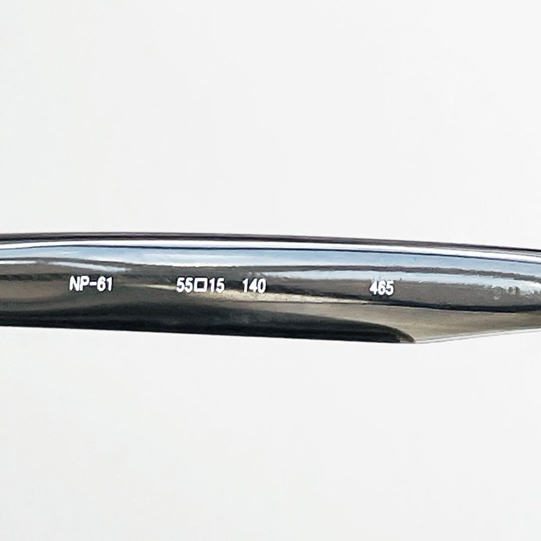 999.9 メガネ NP-61 Col:465 グレーデミツートン 極美品