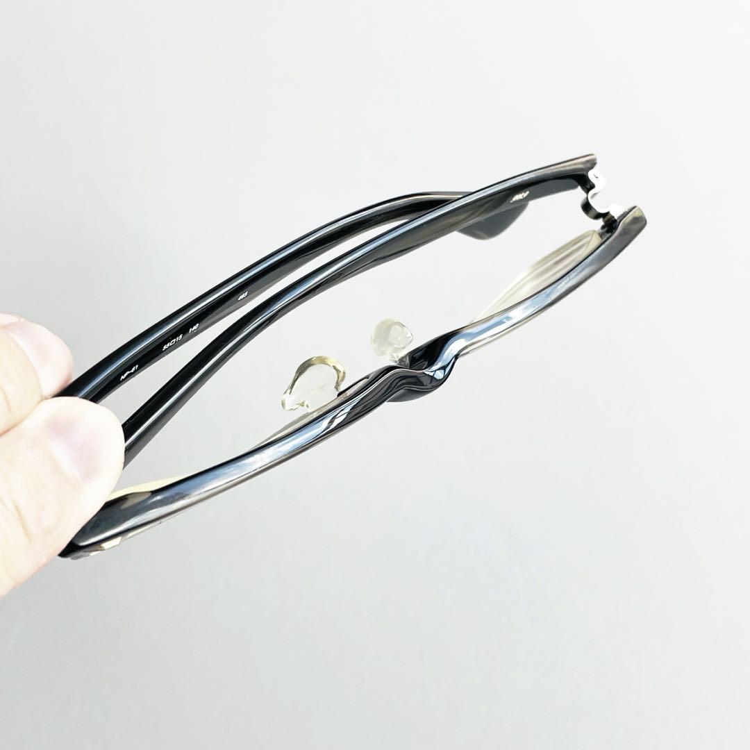 999.9 メガネ NP-61 Col:465 グレーデミツートン 極美品