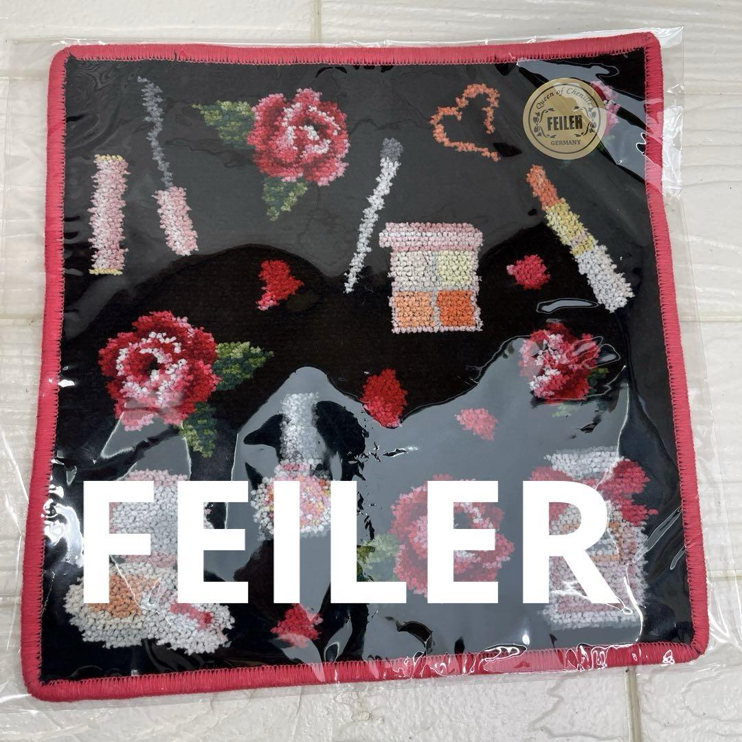 FEILER バラとコスメのタオルハンカチ