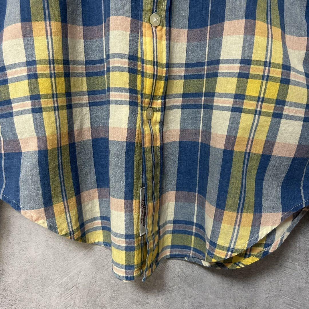 美品 ラルフローレン Ralph Lauren チェック柄 長袖シャツ XXS