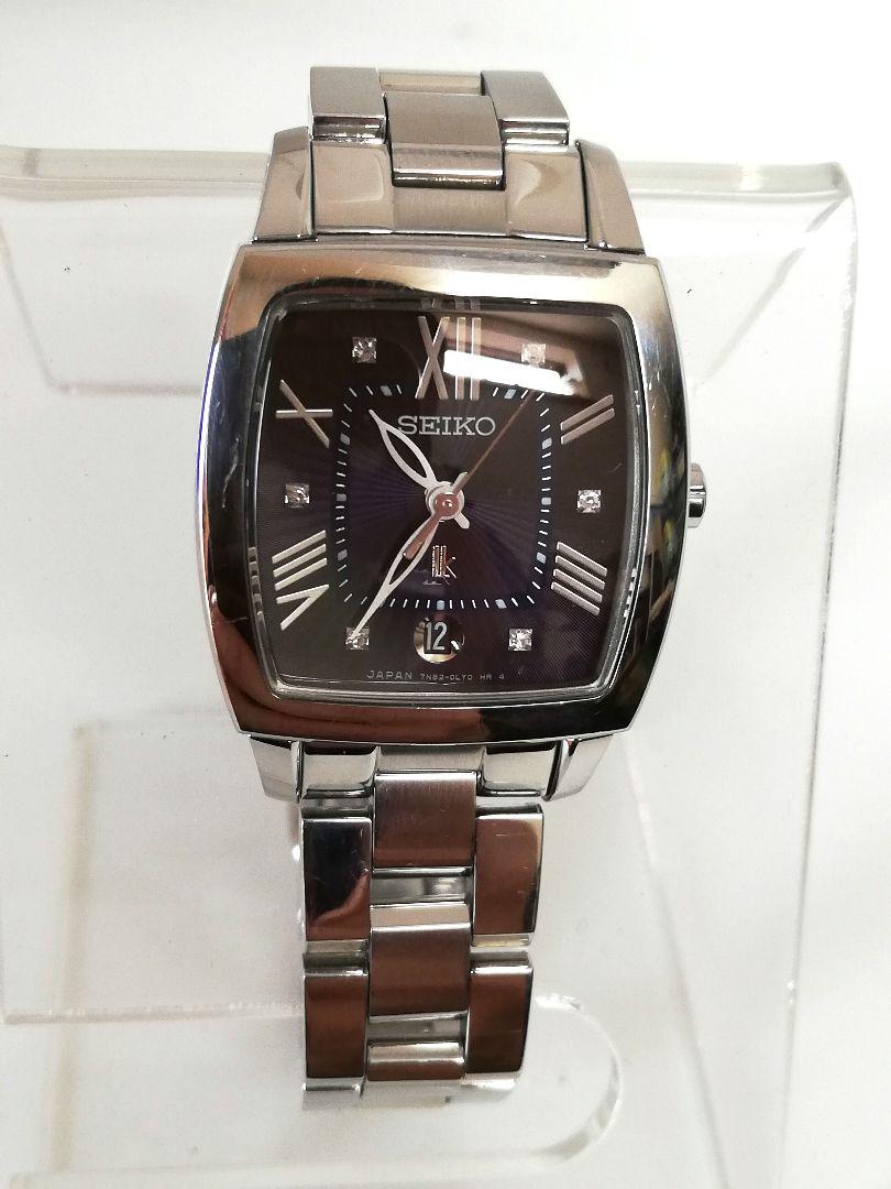 【美品、希少】SEIKO LUKIA(ルキア)　6Pダイヤ　7N82-0EW0