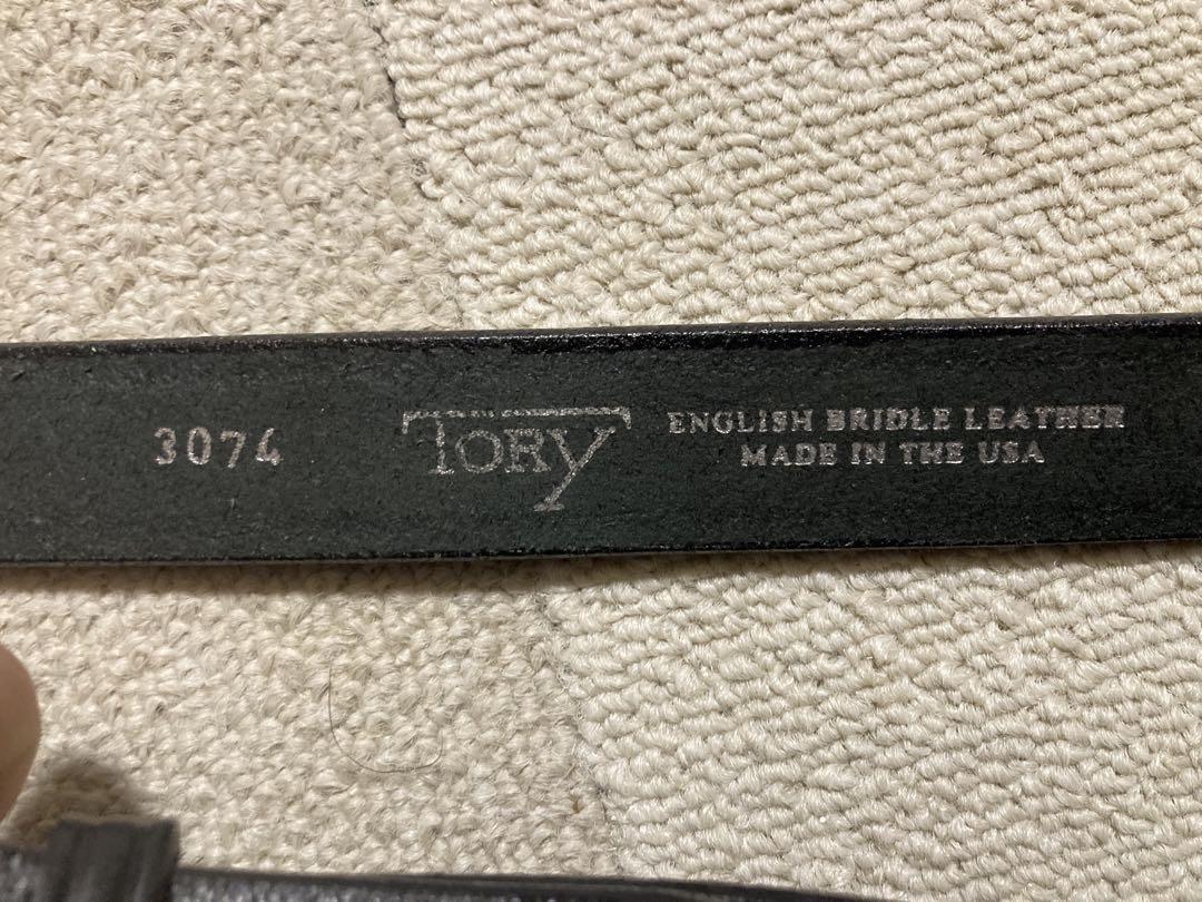 TORY LEATHER ビットレザー ベルト B&Y別注 ブライドルレザー