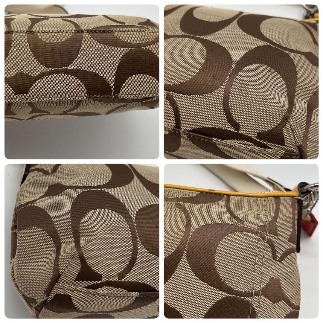 【良品】【2way】COACH アクセサリーポーチ ミニホーボー ワンショルダー